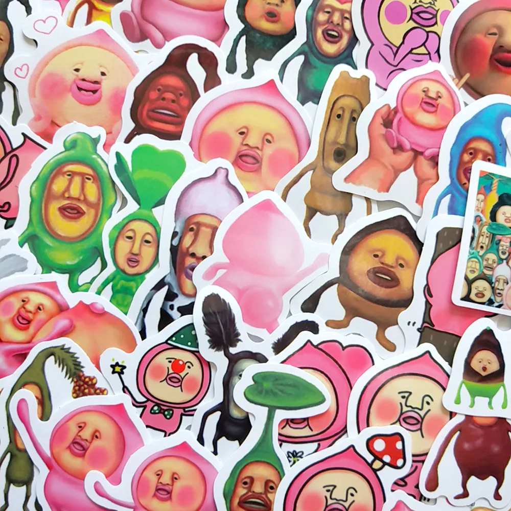 *Mini 2-3CM 40Pcs Hand Account Cartoon Kobito Stickers Water
