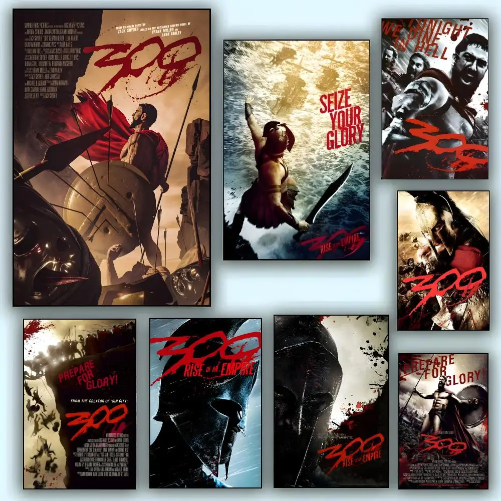 Epic movie 3-300 Rise of an Empire Poster Modern Aesthetic Wall Art Print Minimalist Poster Bedroom Living Room Home Decor Gift