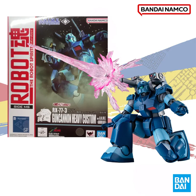 

Bandai оригинальная подлинная в шоке ROBOT RX-77-3 GUNCANNON HEAVY CUSTOM аниме экшн готовая модель фигурка игрушки коллекция подарок