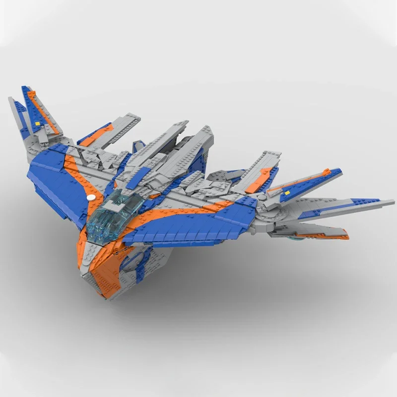 

3266 деталей UCS Супергерои: Космический корабль Милано, конструктор MOC, модель транспортного средства Стражей Галактики, коллекционная игрушка, подарок