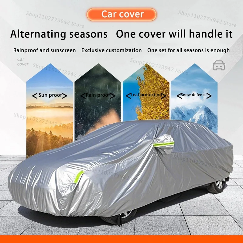 For TOYOTA Levin Car Cover Full Covers with Reflective Strip Dustproof UV Scratch-Resistant Sunscreen Protective cover