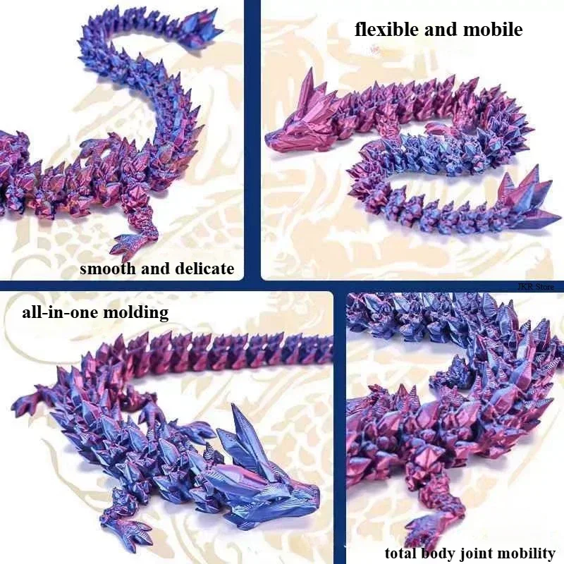 الحرباء المنمنمات مجموعة كاملة من الهدايا مكتب الملحقات ثلاثية الأبعاد الطباعة ديكور المنزل التنين ثلاثية الأبعاد ألعاب مطبوعة غرفة ديكور تمثال #3