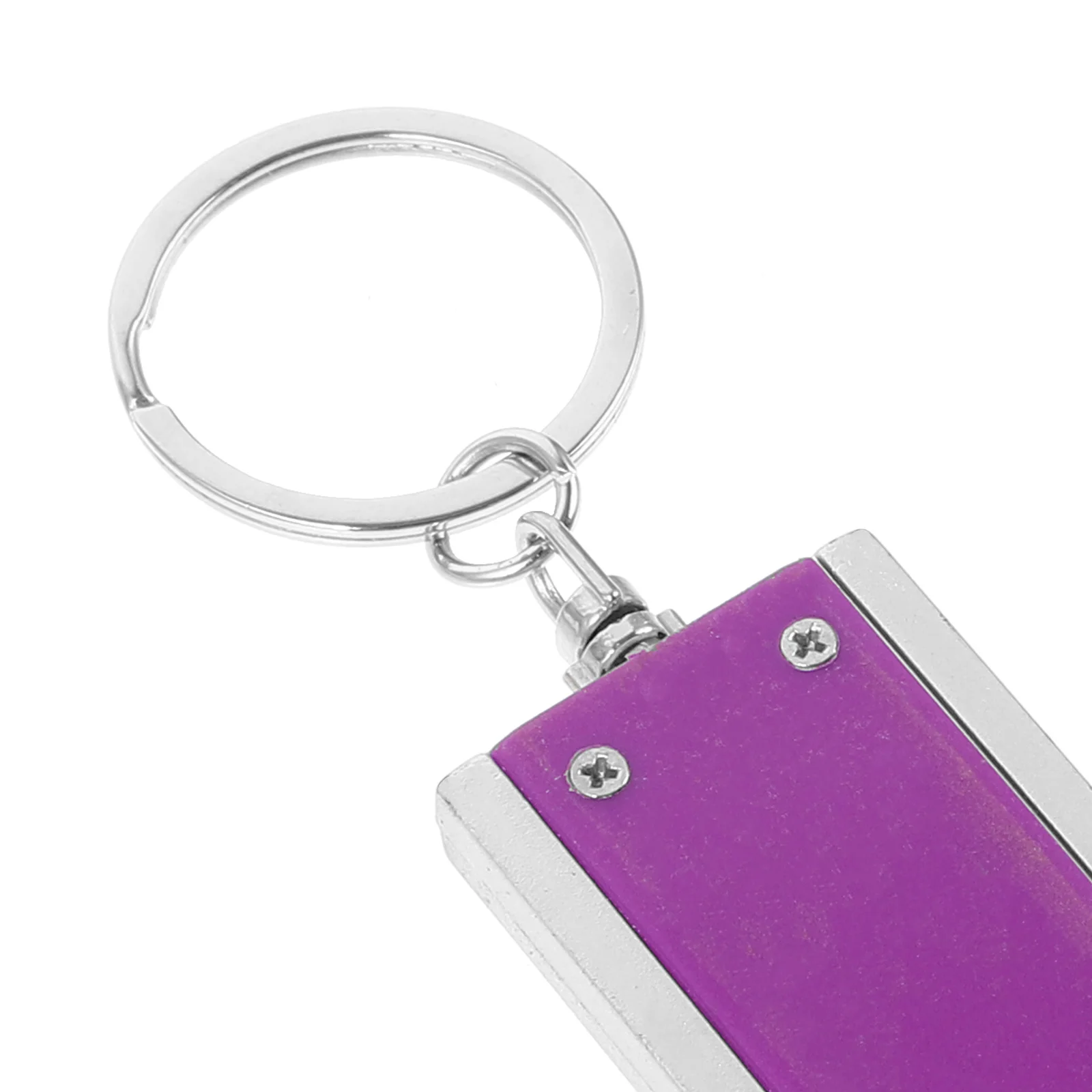 

6Pcs Stylish LED Flashlight Keychain Key Ring Set Strong Build Quality Attractive Design for Personal Use Or Gifting Unisex Key