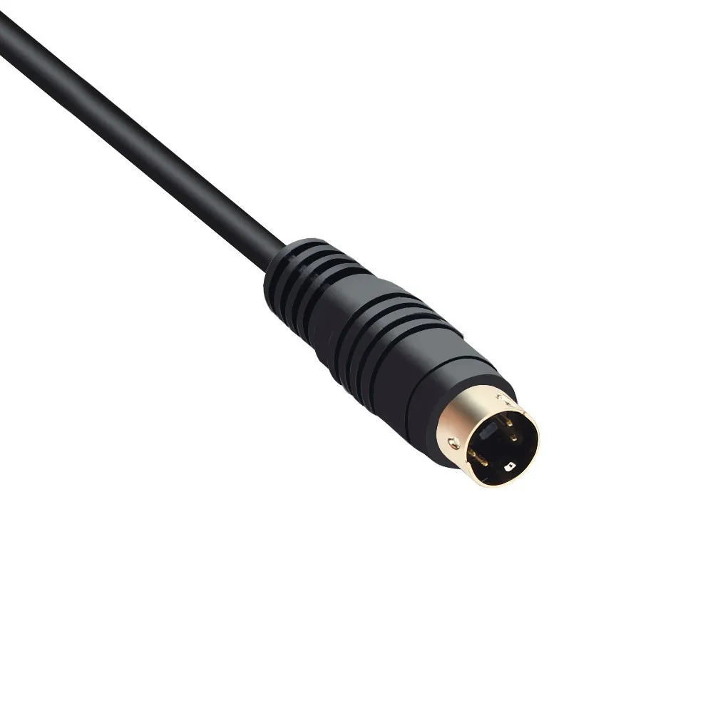 2Pcs 1.5m 4Pin S-Video S Terminal Cable, S-video Video Cord for Set Top Box, TV, Projector, Medical Equipment, B-Ultrasound
