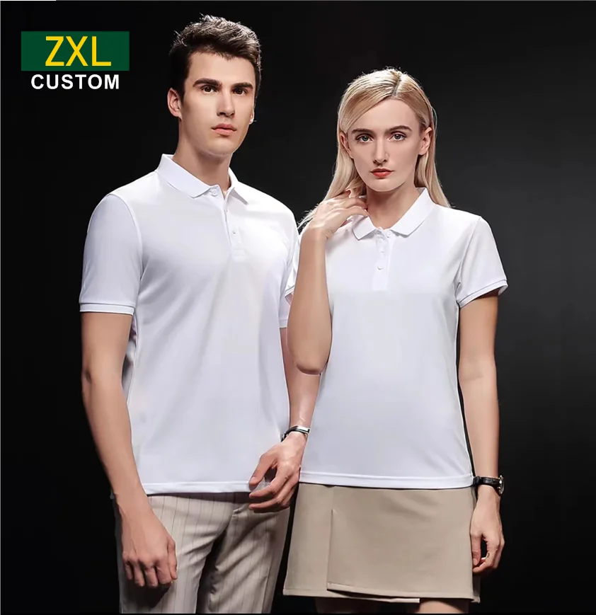 Summer Cheap Causal Polo Shirt Personal Company Group Logo Custom Print Embroidery Men and Women Custom Breathable polo shirts