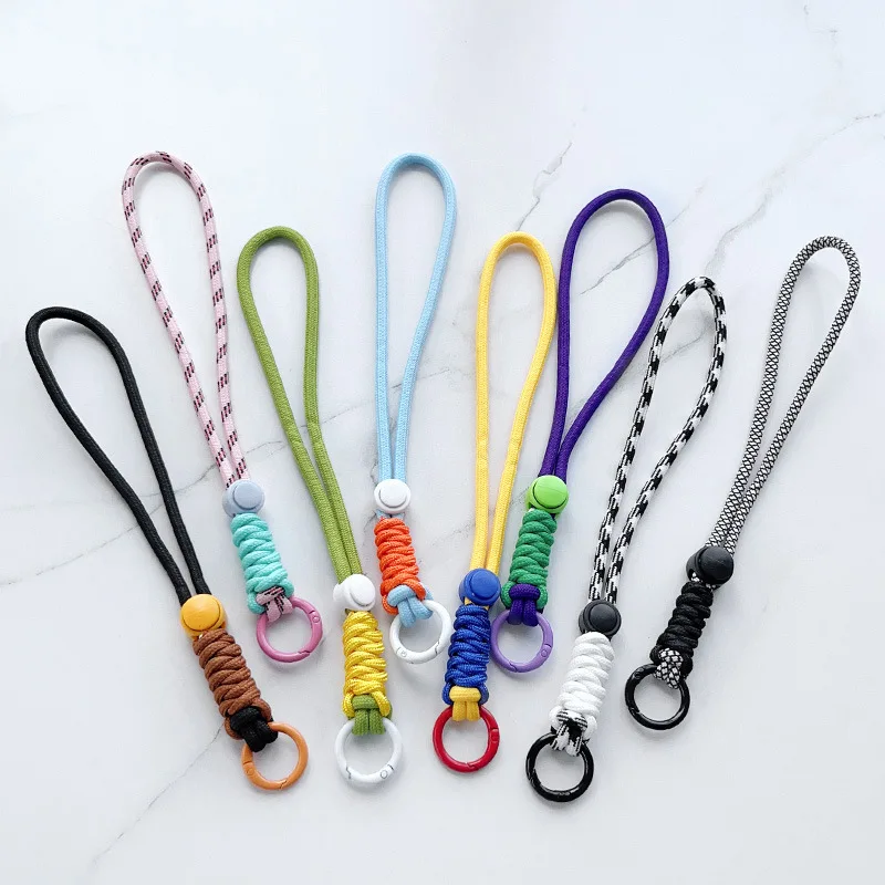 Adjustable Wrist Lanyard Mobile Phone Nylon Hand Straps for Camera Keychains USB Flash Drive U Disk Lanyards