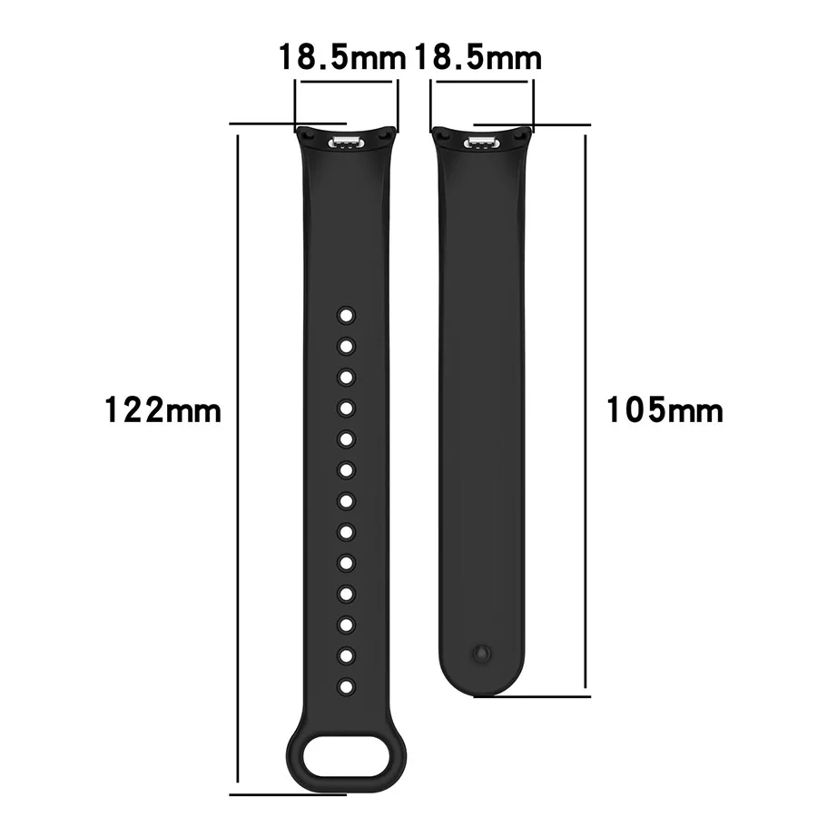 Silicone Strap For Xiaomi Mi Band 9/9 NFC Sport Belt Replacement Bracelet Waterproof Smart Band 8 Watchband Accessories