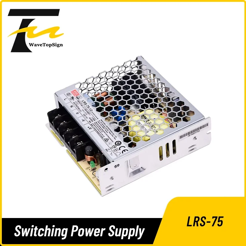 Boding Original Mean Well LRS-75 Single Output 75W 5V/14A 12V/6A 24V/3.2A Power Supply Low Profile