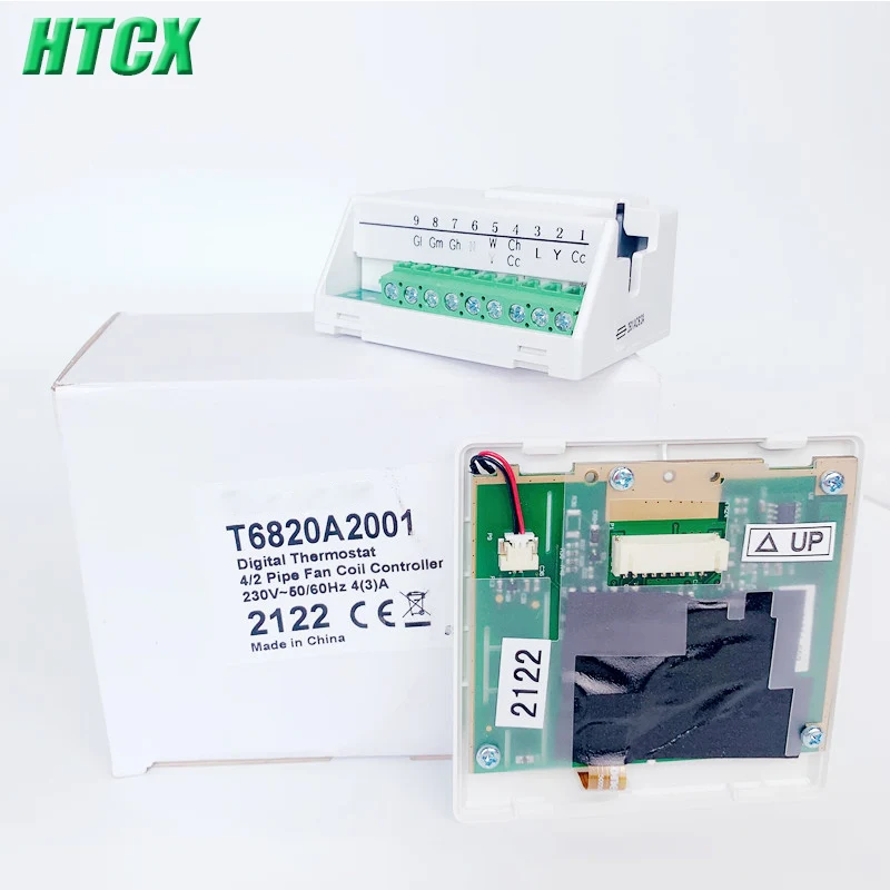 New T6820A2001 Central Air Conditioning Control Panel Fan Coil Temperature Controller