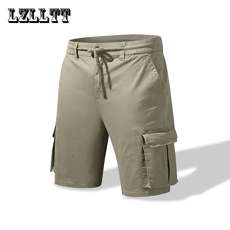 New Summer Men Cotton Cargo Camouflage Shorts Men Clothing Casual Breeche Bermuda Beach Jogger Shorts Male Hot Dropshipping