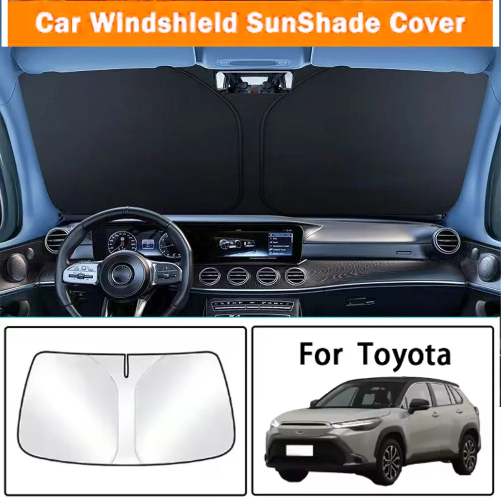 For Toyota Rongfang RAV4 Camry CHR Corolla Car Sunshade Front Shield Sunscreen Thermal Insulation Parasol Visor