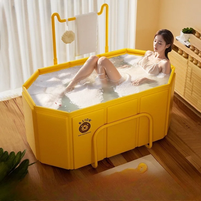 

Portable Foldable Collapsible Deep Soaking Tub Adult Kids Spa Bath Barrel Ice Bath Hot Cold Therapy Baignoire Pliable Adullte
