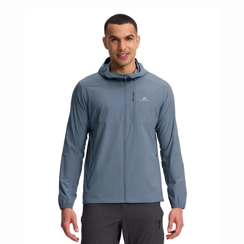 Pioneer Camp Windbreaker Men Lightweight Jacket UPF 100+ Sun Protection Clothes Hoodie Jacket Long Sleeves Shirts Outdoor