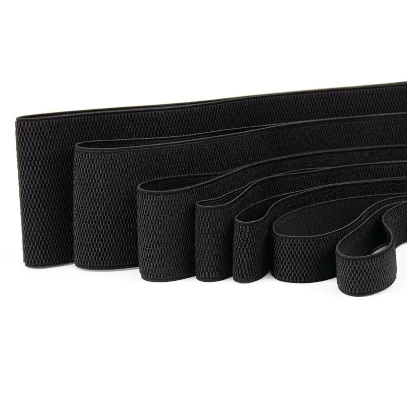 High quality black waist elastic band / elastic belt 2-10cm / sewing clothing accessories / elastic band / rubber band