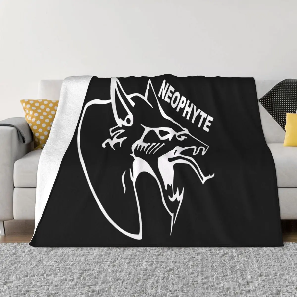 Neophyte Hardcore Rotterdam Music Techno Anime Knee Blanket Couple Blankets Home And Decoration Throw Blanket