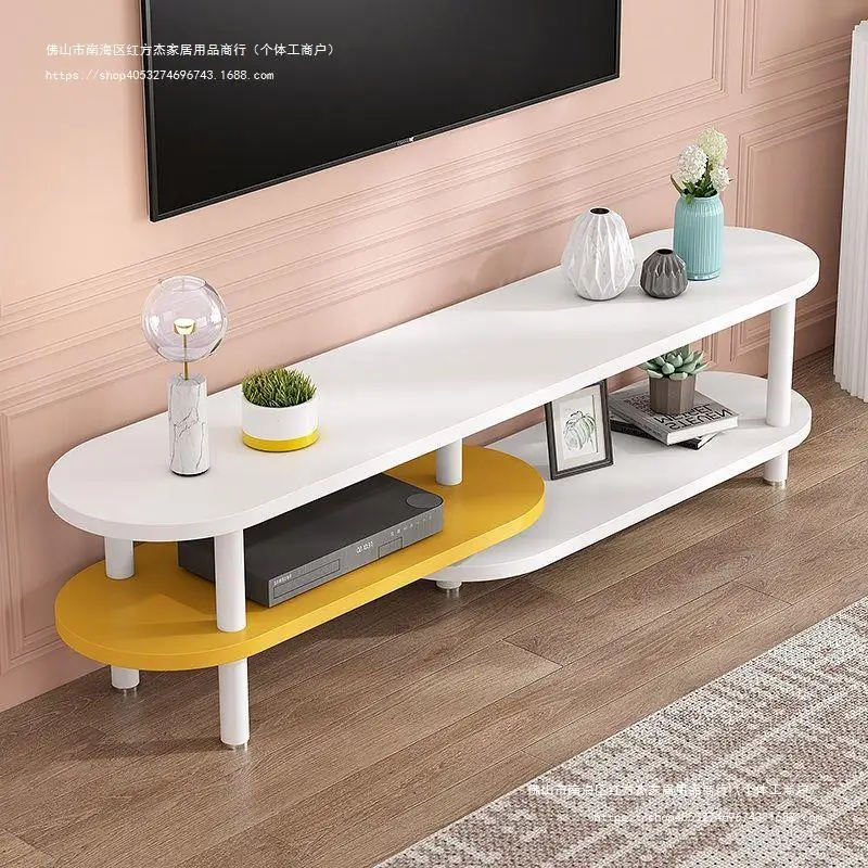 

Nordic Coffee Table TV Cabinet Combination Small Short Size Internet Celebrity Simple Small Apartment Living Room TV Cabinet