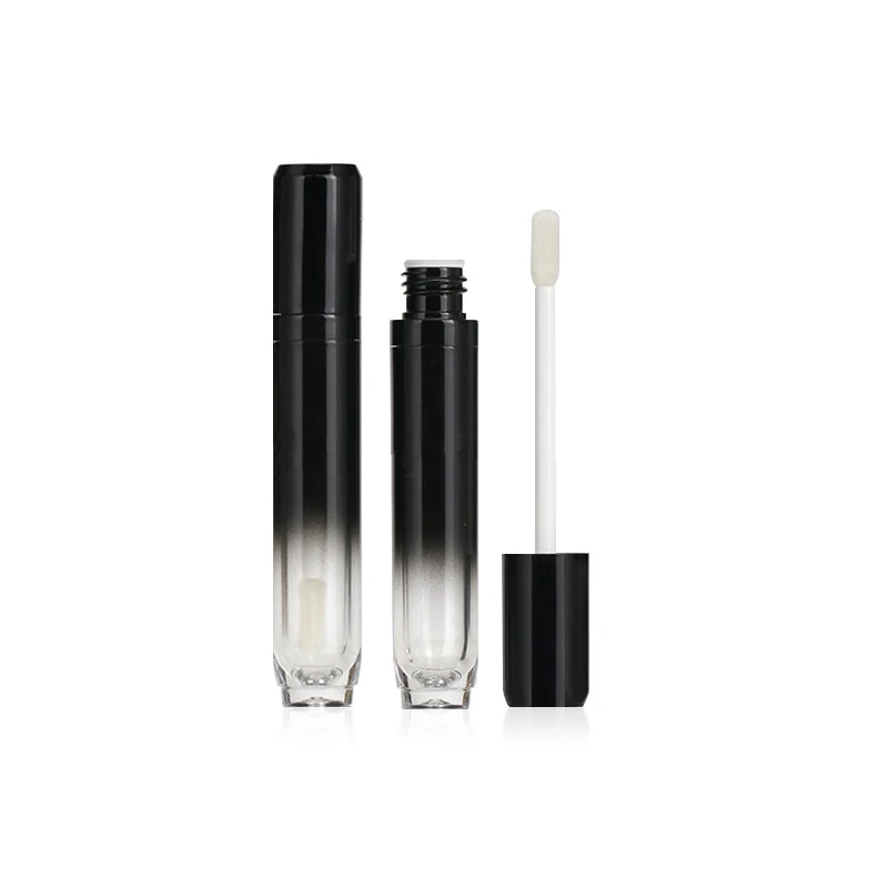 

100pcs 4ml Empty Lip Gloss Tubes Gradient Black Lip Balm Cute Bottle Bulk DIY Liquid Lipstick Lipgloss Tube