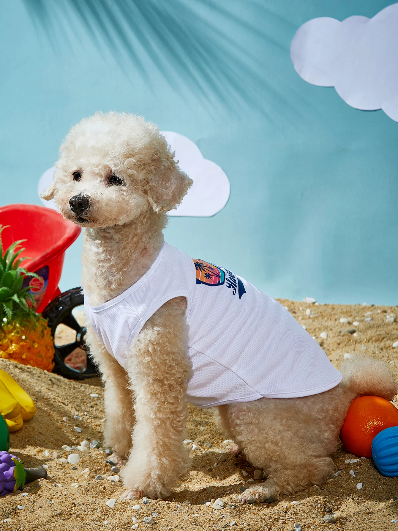 Dog Dress Pup Dog Vest,Sleeveless T-Shirt Soft Basic Clothes for Small Medium Boy Girl Cats Attire Spring Summer for Daily Wear