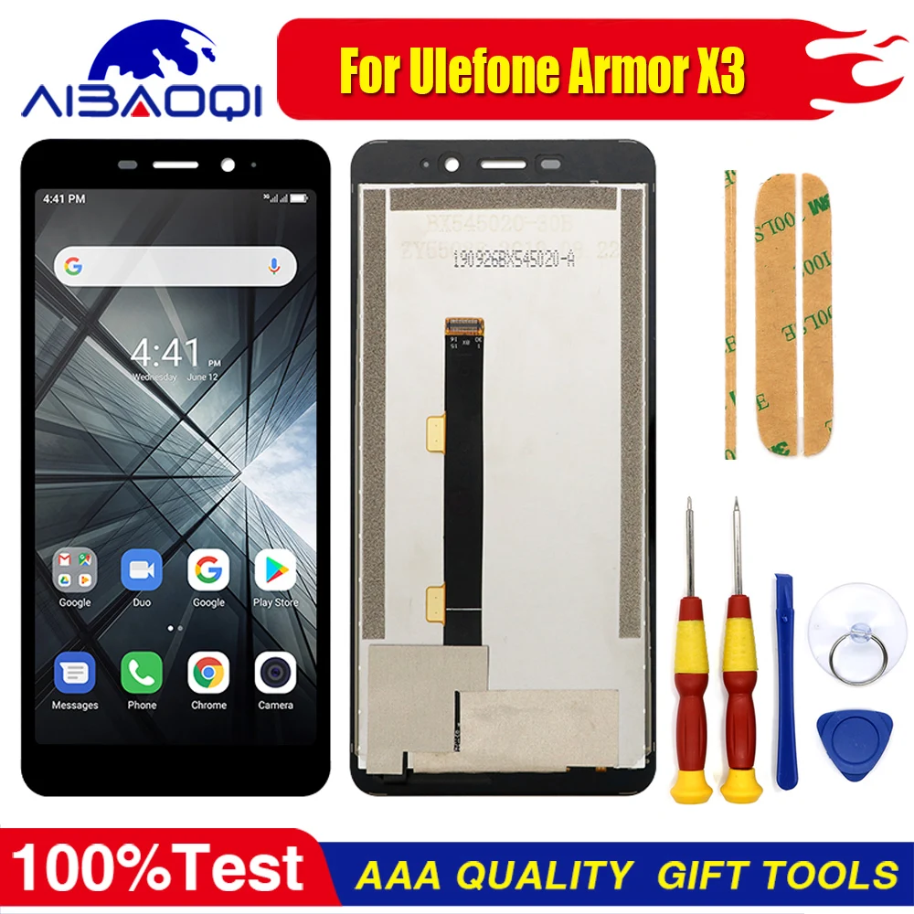 New Original Touch Screen LCD Display For Ulefone Armor X3 Armor X5 X5 Pro X9 X10 Digitizer Replacement Parts Free Tools