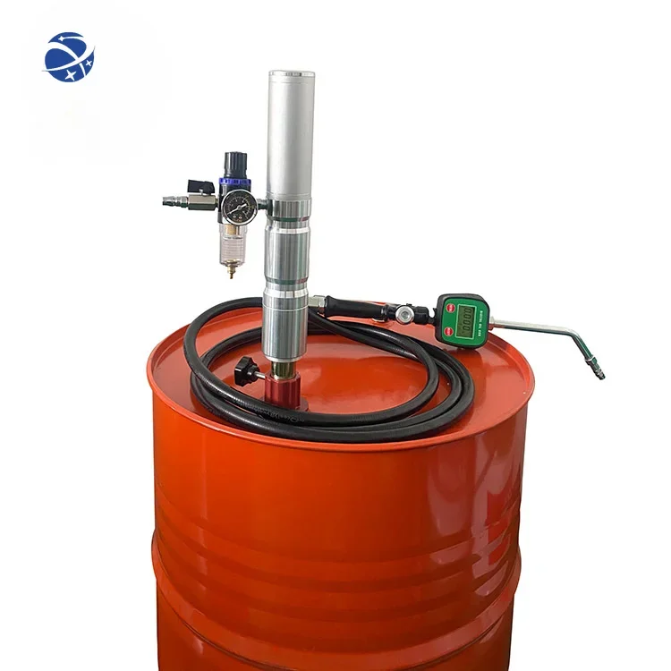 YUNYI 200L 5:1 Air Operated Barrel Engine Motor Liquid Extraction Pneumatic Lubrication Drum Transfer Pressure Oil Pump