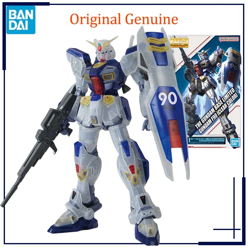 

Оригинальные фигурки Bandai из аниме «GUNDAM BASE LIMITED GUNDAM F90» [прозрачный цвет] Сборная модель MG игрушки экшн-фигурки подарки для детей