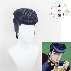 Anime Bizarre Adventure Josuke Higashikata Highend wigs Cosplay Wigs Diamond is shoes Anima Manga Game Cosplay Boots shoes Wigs