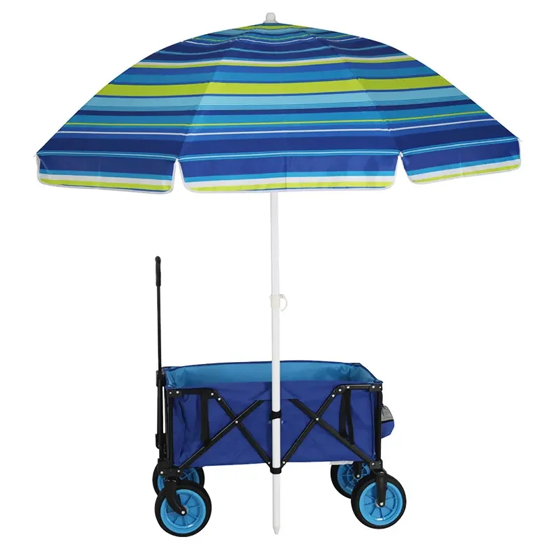 hot sale multi function easy assemble folding beach wagon cart