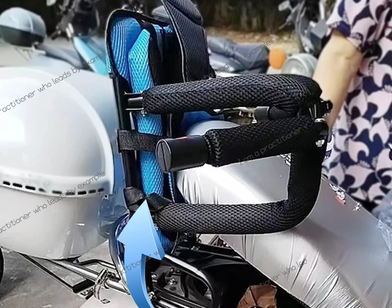 

Electric car folding seat seat battery car scooter child baby armrest guardrail seat chair rear