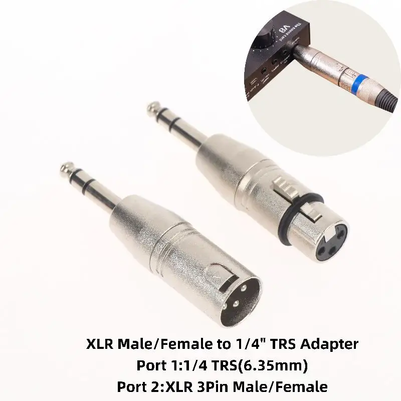 【C】1/2Pcs 6.5mm Stereo 1/4