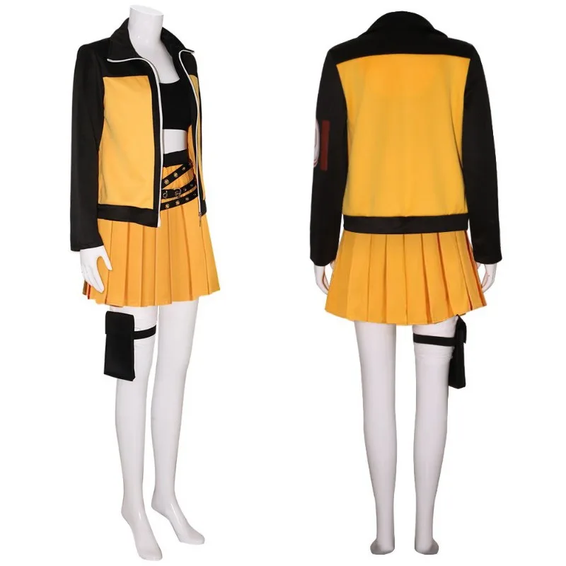 Anime Uzumaki Cosplay Costume Women Uniform Sexy Suits Coat Clothing Accessories Set Game Carnival Party Dress Up Girl Outfits