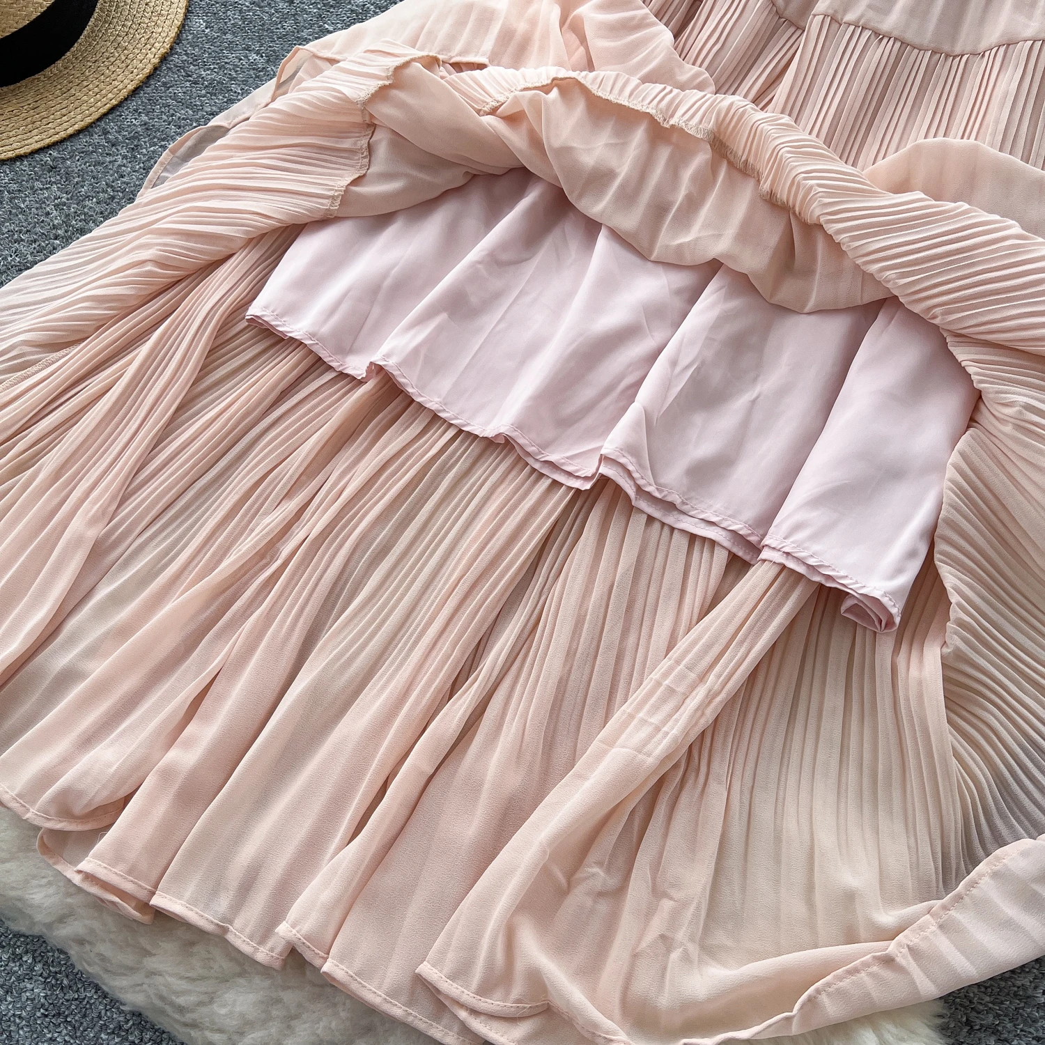 Donne Chic Nozioni di base eleganti A-line a vita alta Moda Vintage Wrap fairycore Gonna da spiaggia Abbigliamento primavera estate