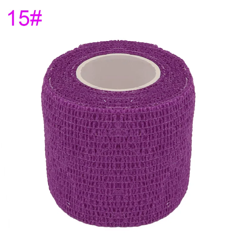 Purple Athletic Wrap Tape Self Adhesive Elastic Bandage 4.8m Elastoplast Sports Protector Knee Finger Ankle Palm Shoulder