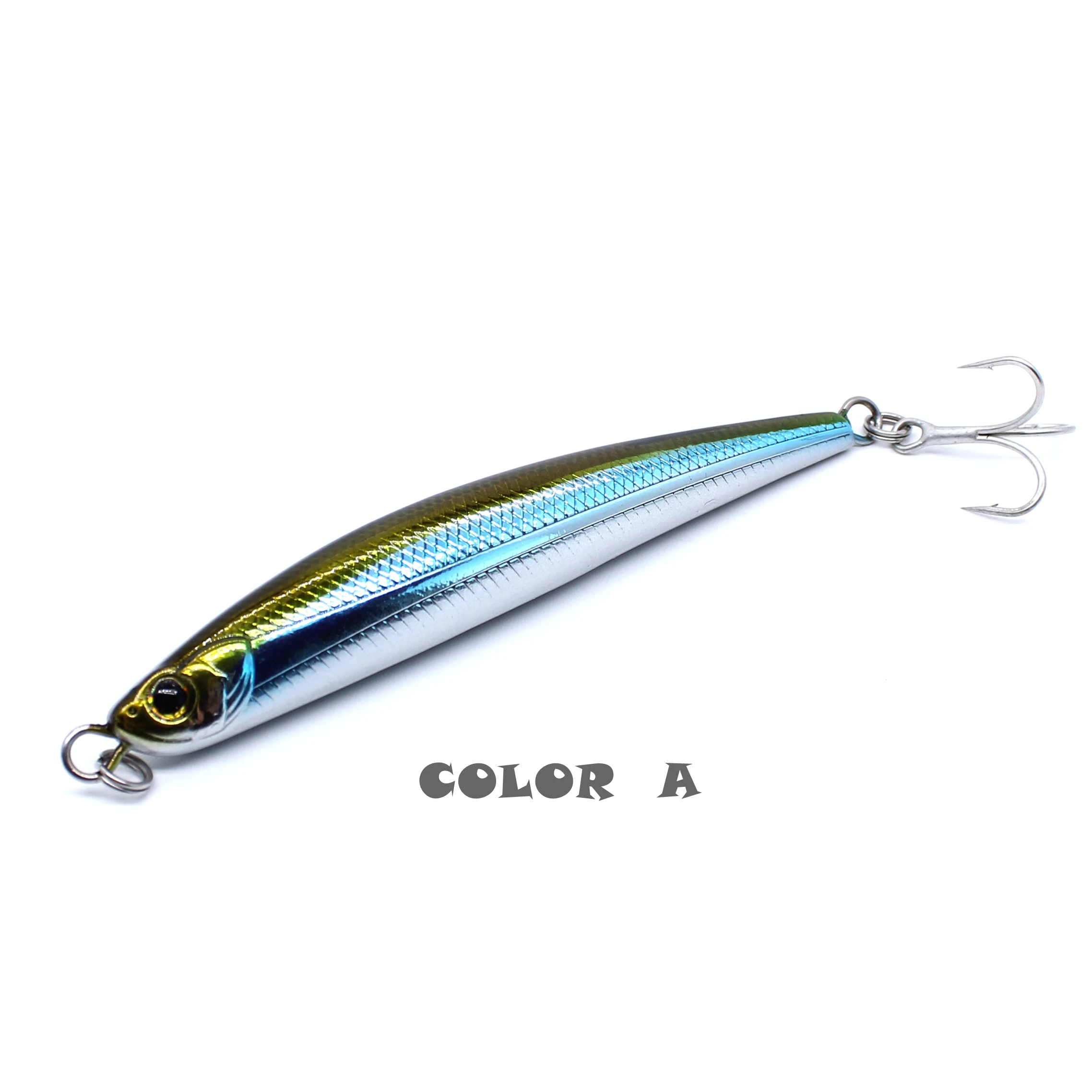 AOCLU Sinking Stick Pencil Wobbler 9cm 28.3g Hard Bait Bionic Lure Bass Fresh Saltwater VMC Hook Deep Sea Boat Rock Fishing