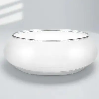 2800Ml Clear Plastic Desktop For Small Fish Water Plants Betta Office Living Room Decoration Transparent Aquarium Multi-Function