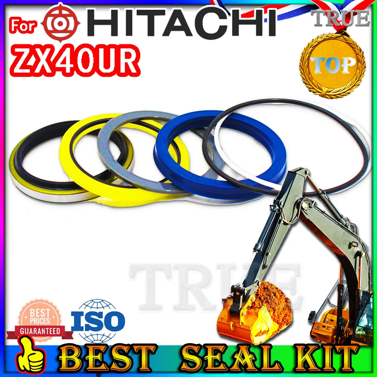 

For Hitachi ZX40UR Oil Seal Repair Kit Boom Arm Bucket Excavator Hydraulic Cylinder Hit Nok Washer Skf Service Orginal Quality