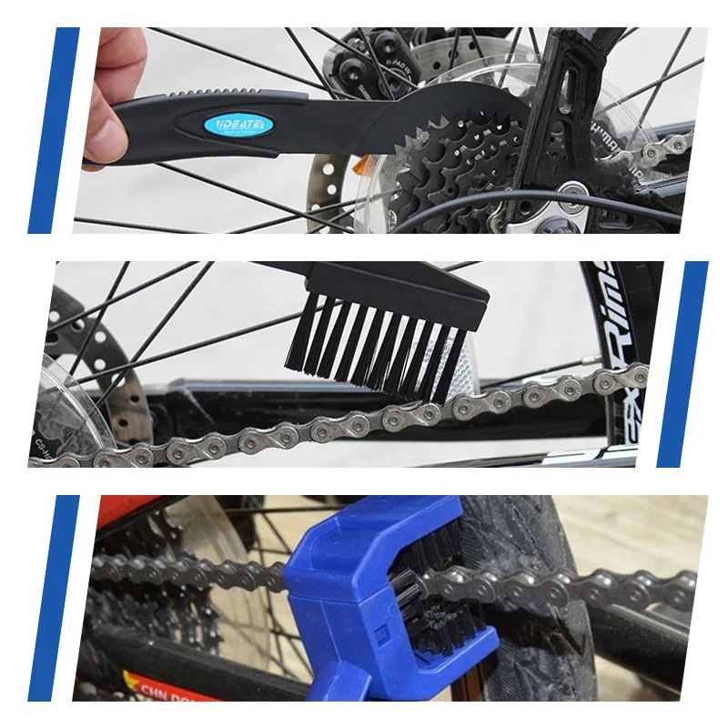 Bicycle Chain Cleaner Set Large Brush Box Mountain Bike Accessories Maintenance Tool Cleaning Chains Boxes