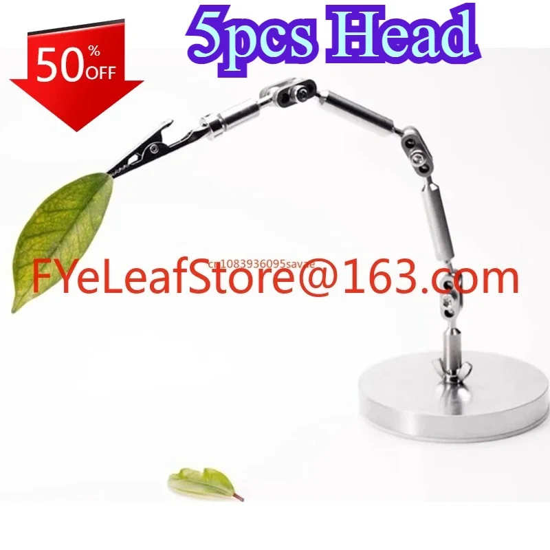 Hot sales5pcs Head Stop Motion Animation Stand Stainless Steel Articulated Armature Puppet Prop Shooting All-Metal Fixture with