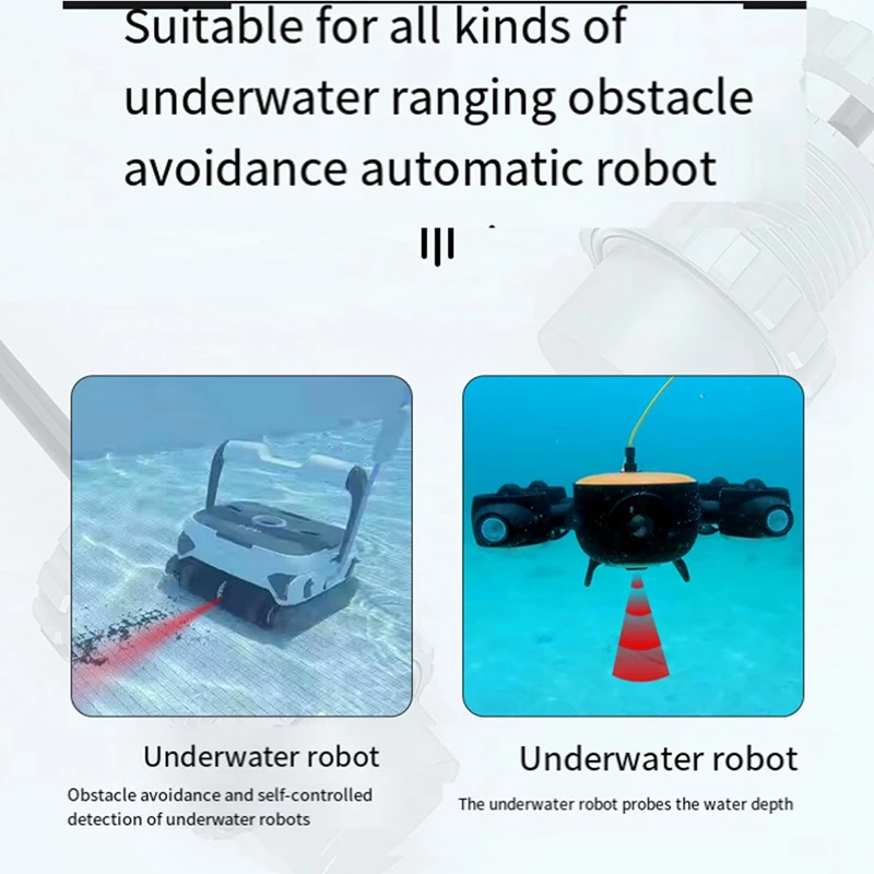 Ultrasonic Underwater Ranging And Obstacle Avoidance Sensor For Swimming Pool Robot A