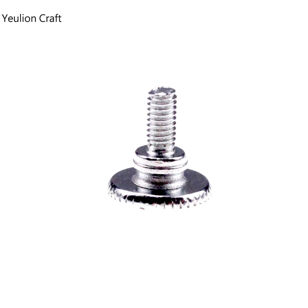 YeulionCraft 10pcs Home Sewing Machine Metal Feet Thumb Screw For Lockstitch Presser Foot For Tailor Sewing Tool Accessories