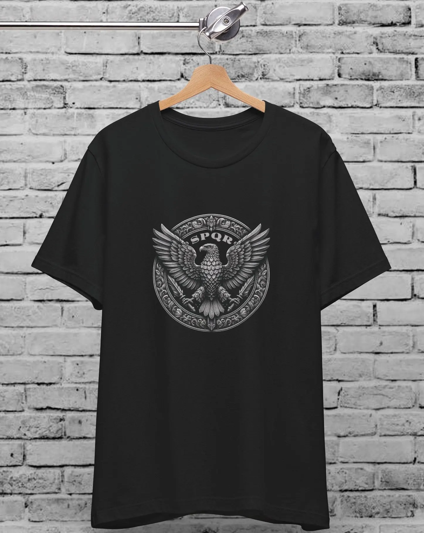 SPQR Roman Empire T Shirt For Gladiator Ancient Rome Eagle Historical GifT Coliseum