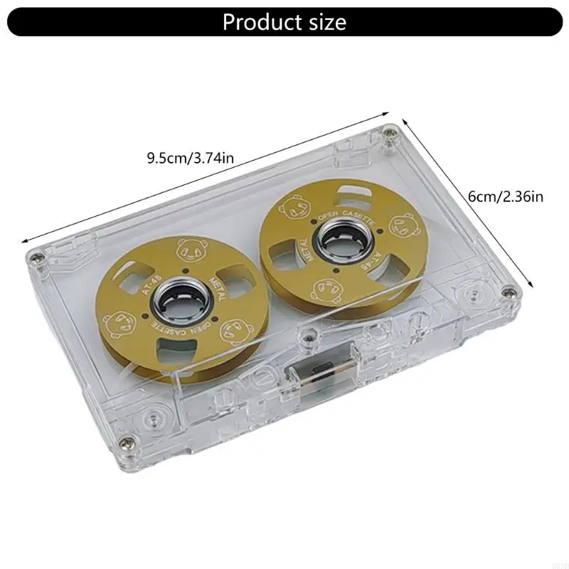 G6DD مزدوج الشريط المعدني الشريط المعدني صوت واقعية شريط تسجيل فارغ 45 دقيقة