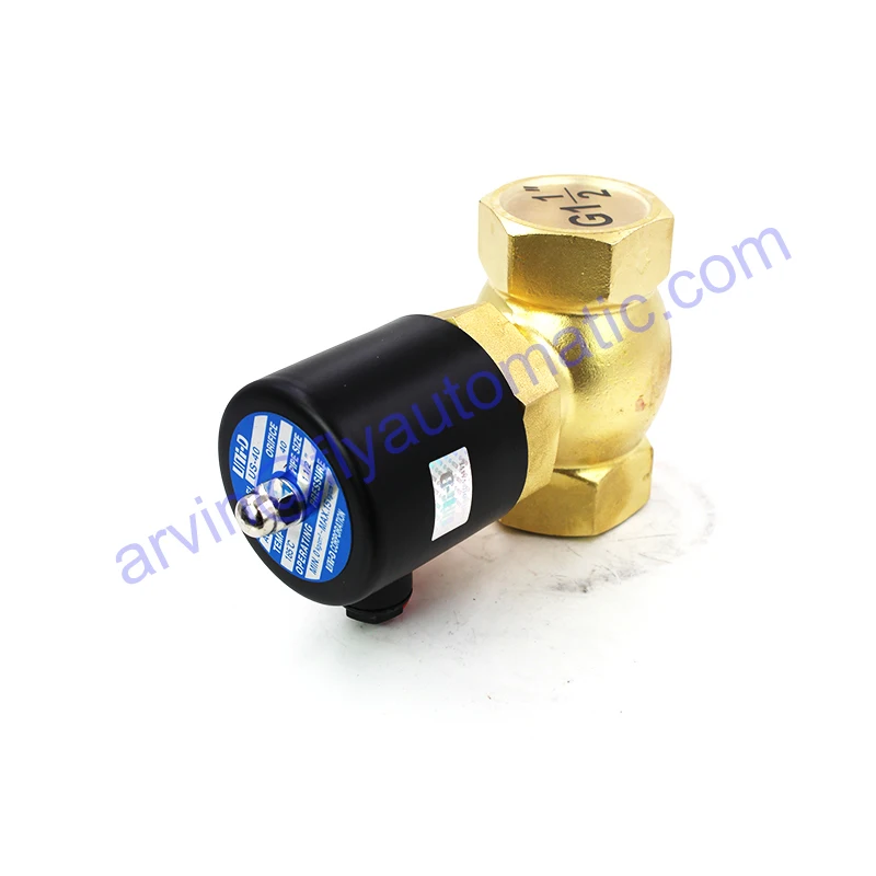 

Control Fluid Flow Water Valve UNID US-40 Solenoid Valve US Series Normally Closed High TemperAture Brass