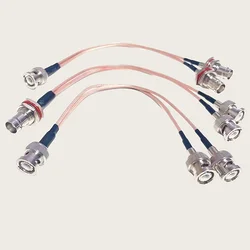 BNC Male to 2X BNC Male Female Y type Splitter Combiner Pigtail cable RG316 0.1-2m