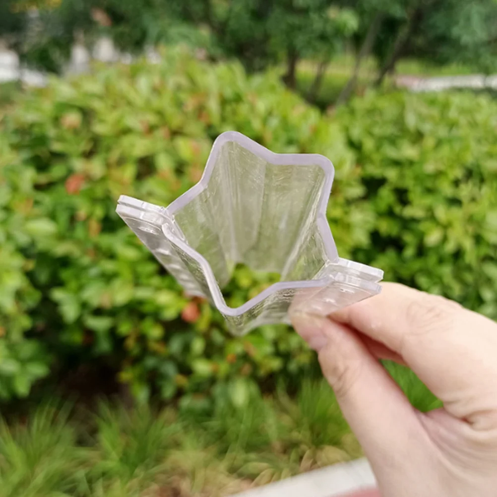 

4Pcs Star Shape Vegetable Mold for Cucumber Growing Fruit Shaping Garden Tool Reusable Lightweight Easy Use Plastic Molds
