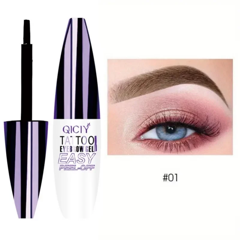 1PC Long-lasting Tattoo, Easy Peeling, Multiple Color Options, High Pigment, Natural, Eyebrow Tint, Create Flawless Eyebrows