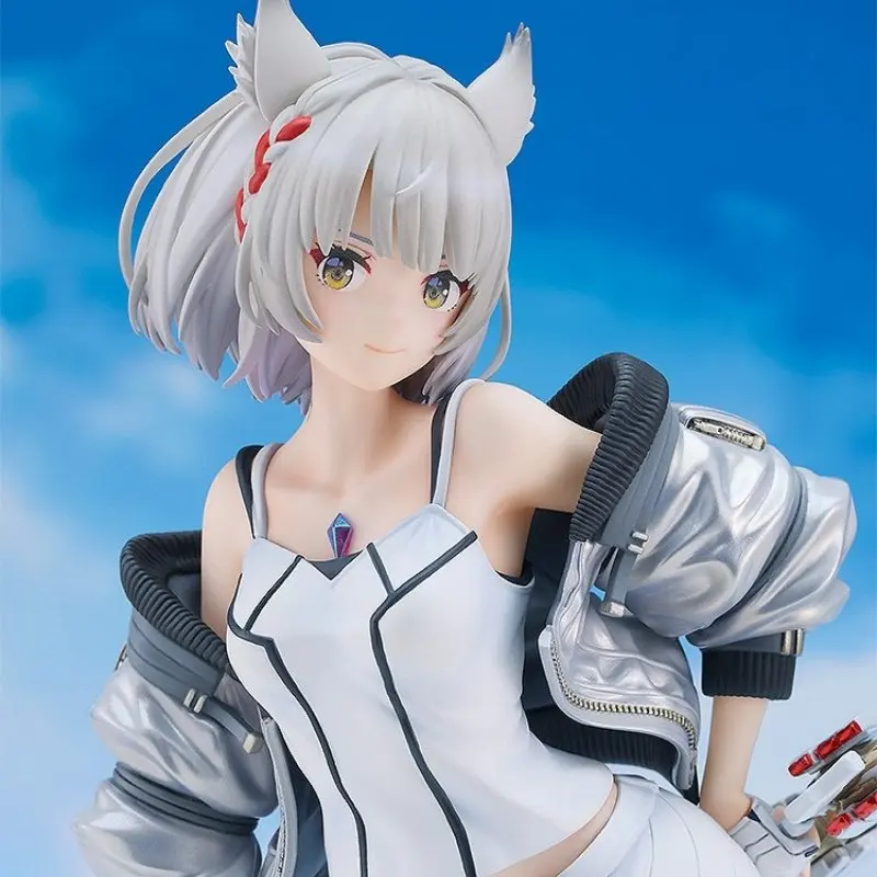 Adorable Figura Coleccionable de Mio Estilo Anime con Lindas Orejas de Bestia - Exquisito Modelo de Estatua de una Popular Serie de Juegos de Rol de Fantasía Épica