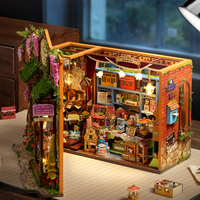 DIY Fairy-Tale Wonderhouse Casa Wooden Miniature Model Kit 3D Puzzle Doll Houses With Furniture Dollhouse for Friends Gifts