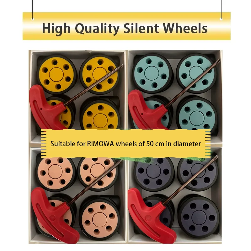 For Rimowa luggage compartment wheels, the universal wheel is suitable for 50cm wheels.