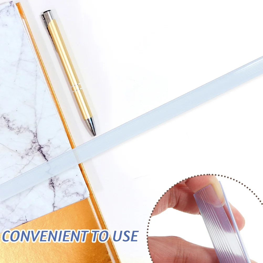 10 Stück Clips Ordner Pull Hebel Slides Report Covers Sliding Bar Rod Abs Plastic Binder