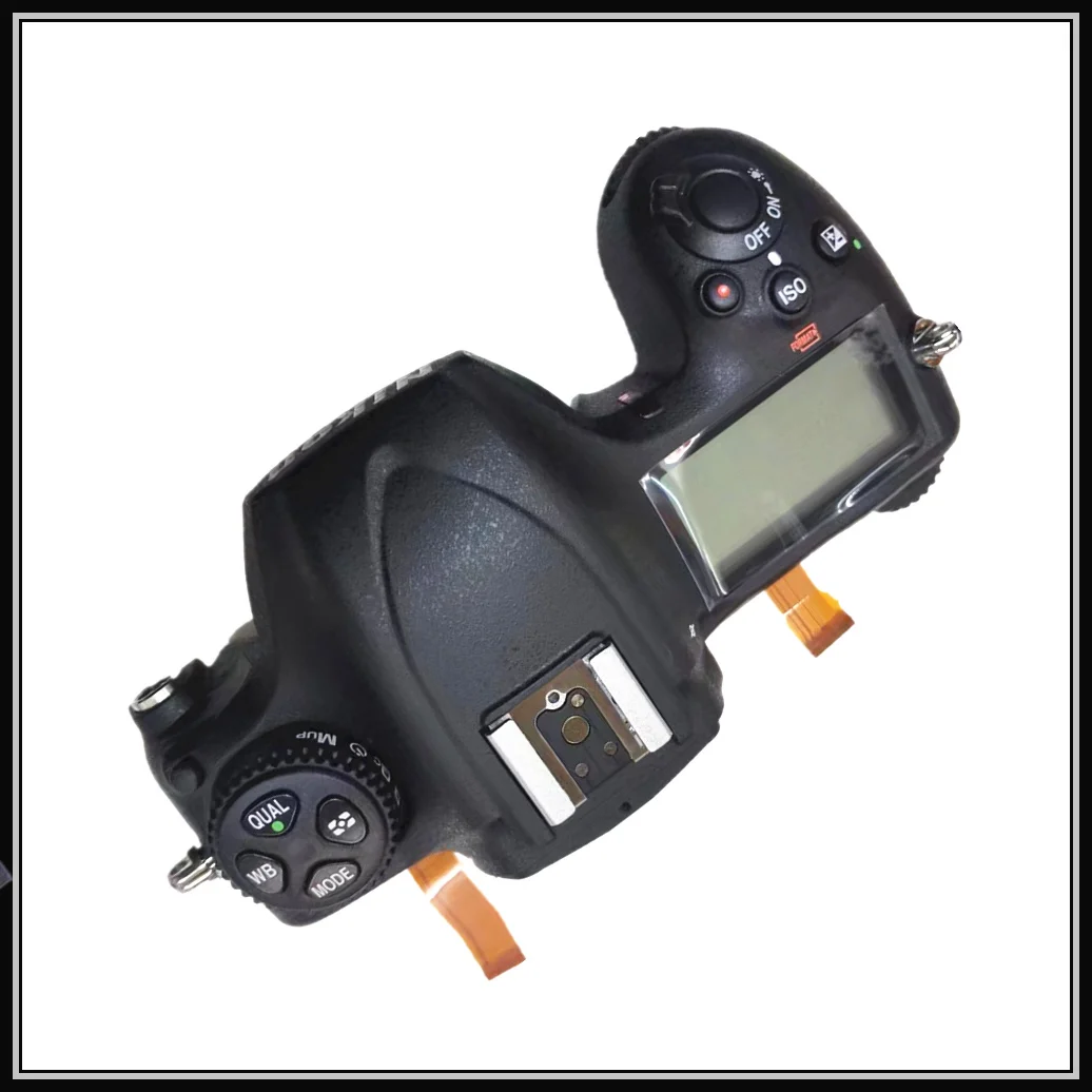 Pour Nikon D500 nouveau boîtier de couverture supérieure coque avec bouton LCD supérieur câble flexible 11V7K unité de remplacement d'appareil photo pièce de réparation